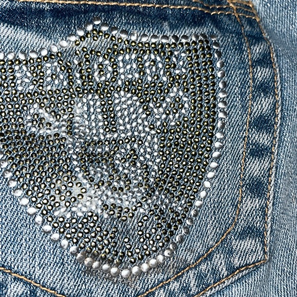 Raiders Boot cut Distressed Light Wash Jeans size 27 - Picture 3 of 6